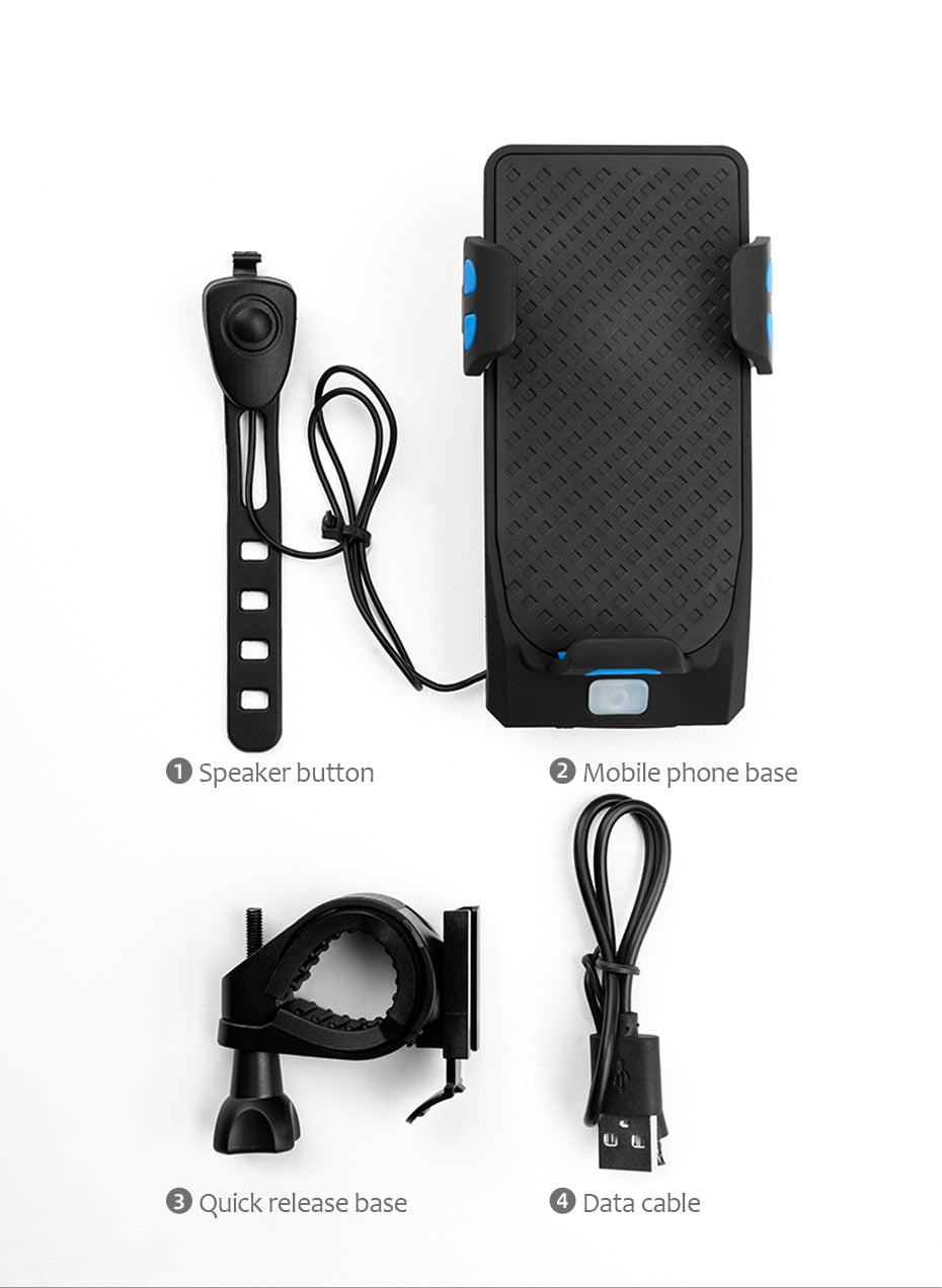 Suporte celular para Bike 4em1 com carregador portatil