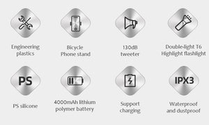 Suporte celular para Bike 4em1 com carregador portatil